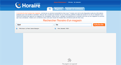 Desktop Screenshot of horaire.com